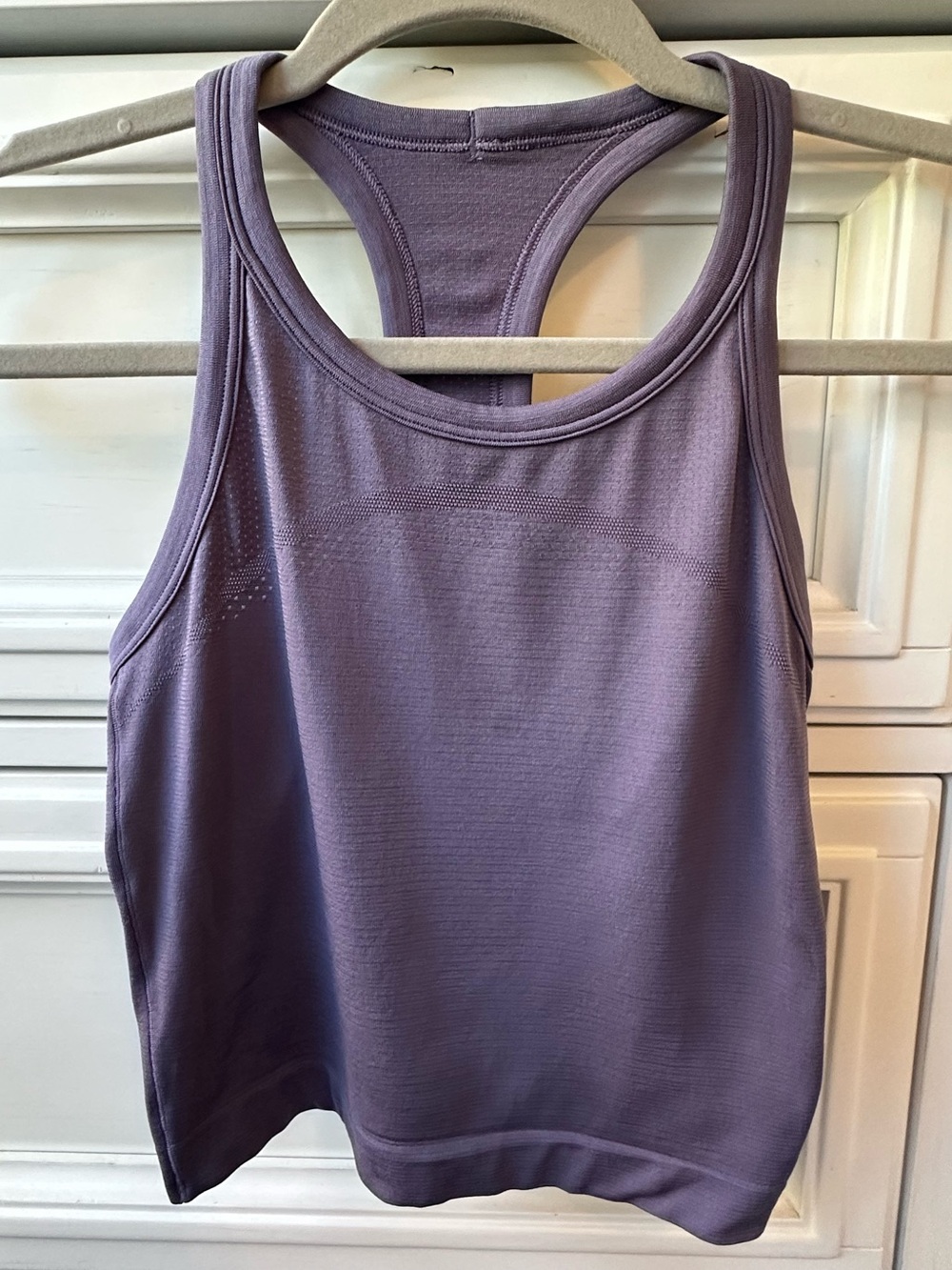 Lulu Swiftly Tech Racerback Cropped Tank size 4